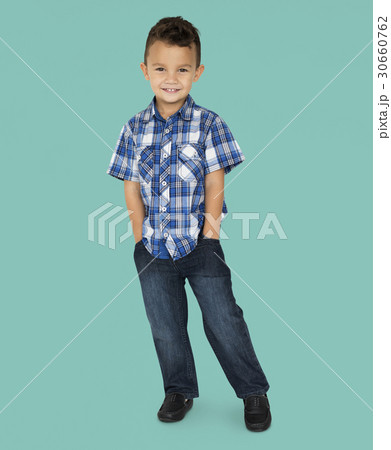 Little Boy Posing Smiling Adorable 30660762
