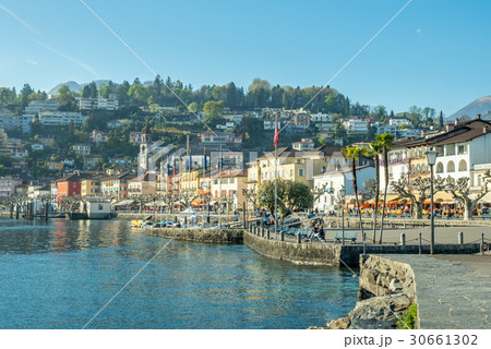 Town scene in Locarno, Switzerland 30661302