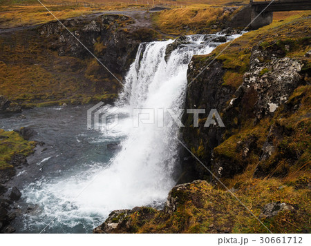 Landscape view of Hraunfossar, Lava Falls, 30661712