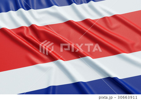 Costa Rica flag 30663911