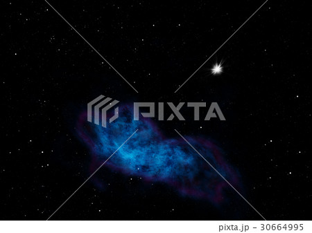 Small part of an infinite star field. 3D rendering 30664995