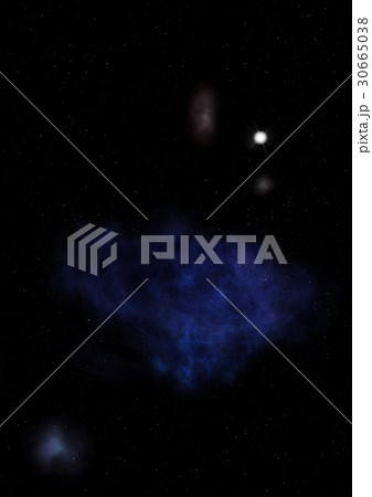 Star field in space and a nebulae. 3D rendering Star field in space and a nebulae. 3D rendering 30665038