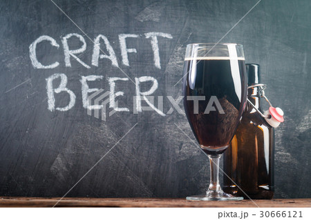 Glass of dark beer Glass of dark beer 30666121