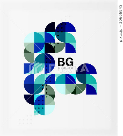 Vector circle abstract background 30666945