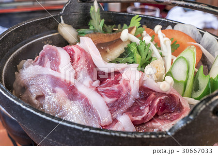 ジビエ　猪鍋　 30667033