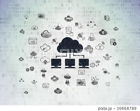 Cloud networking concept: Cloud Network on Digital 30668789