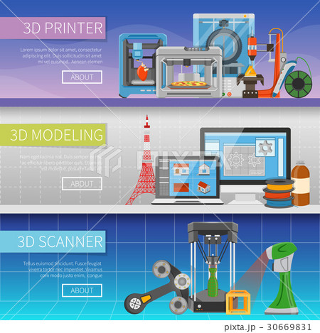 3D Printing Horizontal Banners 30669831