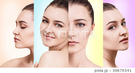 Collage of beautiful woman. 30670341