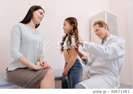 Pretty obedient girl having her spine examined 30671461