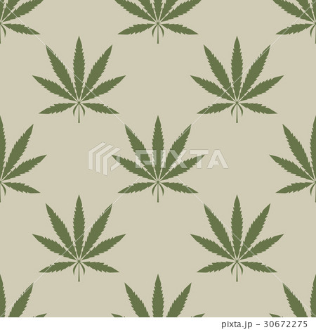 Cannabis leaf seamless background 30672275