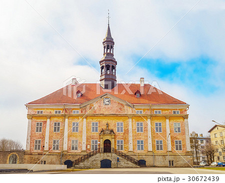 Old Narva Town Hall main facade. Old Narva Town Hall main facade. 30672439