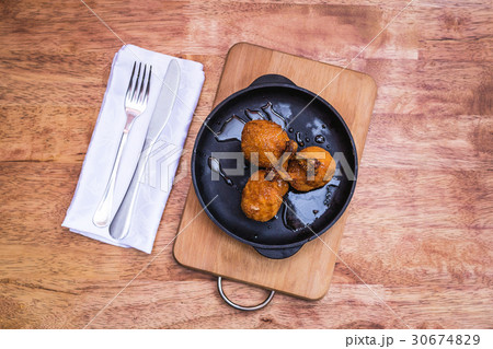 Wings of chicken in deep-fried 30674829