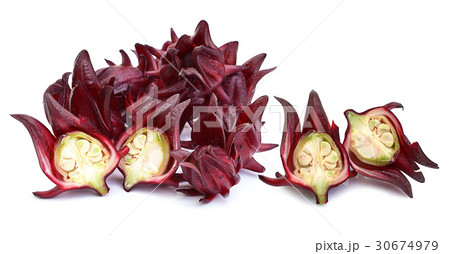 Roselle fruits Thailand use for made sweet juice Roselle fruits Thailand use for made sweet juice 30674979