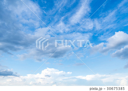 cloud on blue sky 30675385