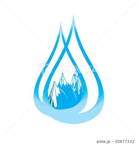 Mineral water logo 30677332