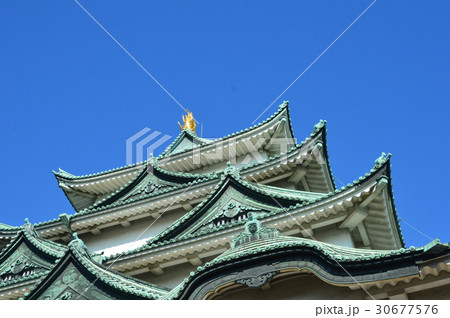 名古屋城の天守閣（愛知県名古屋市） 30677576