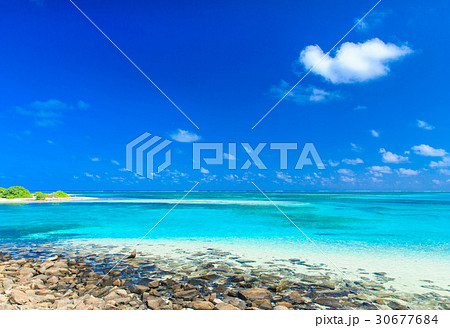 tropical beach in Maldives 30677684