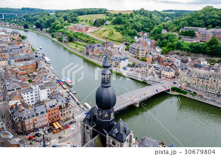 View on citadel of Dinant in Belgium 30679804