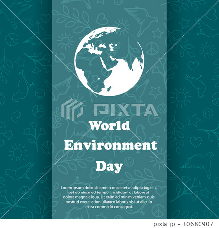 World environment day. Ecology Background. 30680907