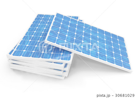 3D illustration solar power generation technology 30681029
