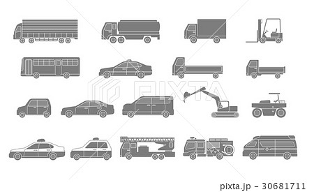 車の種類のイラスト素材