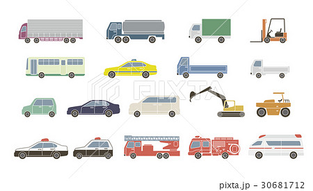 車の種類のイラスト素材