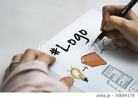 Business branding label chart graphic 30684178