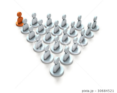 先導を表すアブストラクト3DCGイラスト 30684521