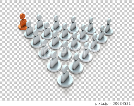 先導を表すアブストラクト3DCGイラスト 30684521