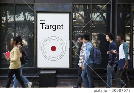 Target goal aim spot illustration Target goal aim spot illustration 30687075
