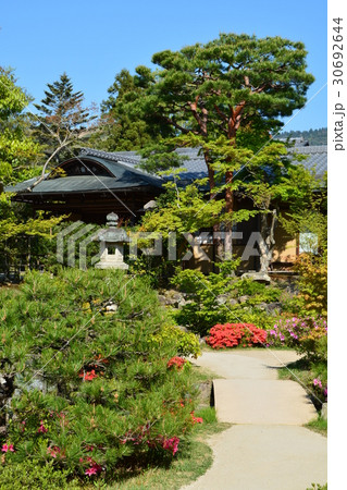名勝依水園 日本庭園 奈良 名勝依水園 日本庭園 奈良 30692644