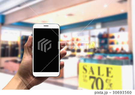 Blurry image, People shopping in  Department Store 30693560
