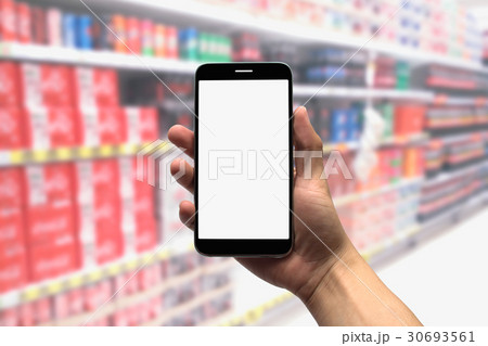 Blurry image, People shopping in  Department Store 30693561