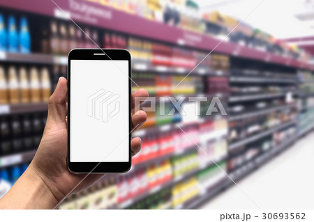 Blurry image, People shopping in  Department Store 30693562