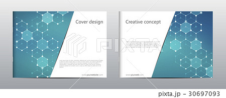 Rectangle brochure template layout, cover, annual 30697093