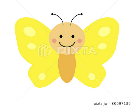 蝶のキャラクターのイラスト素材 30697186 Pixta