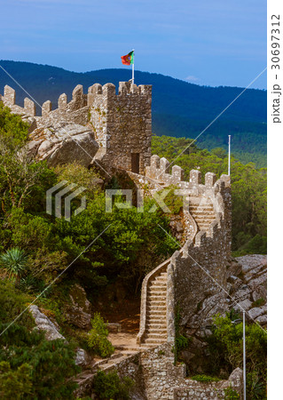 Moorish castle in Sintra - Portugal Moorish castle in Sintra - Portugal 30697312