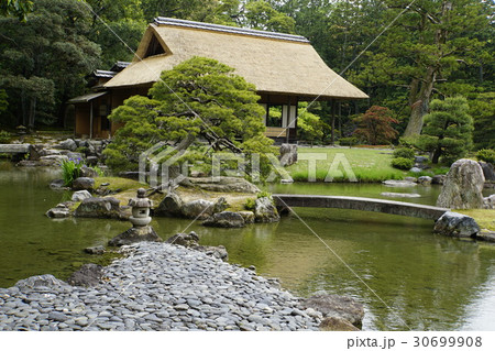 桂離宮 日本庭園 州浜 松琴亭 桂離宮 日本庭園 州浜 松琴亭 30699908