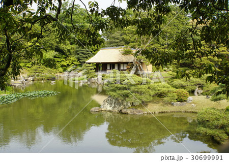 桂離宮 日本庭園 州浜 松琴亭 桂離宮 日本庭園 州浜 松琴亭 30699991