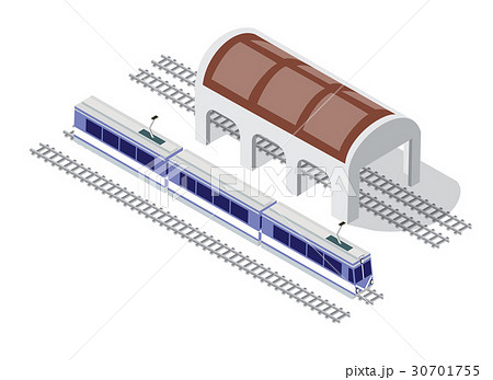 isometric high-speed train 30701755