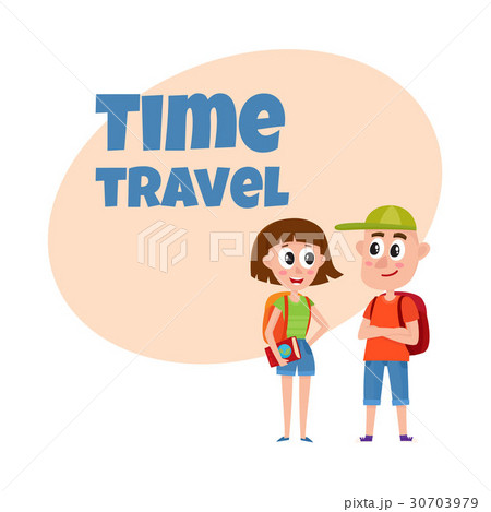 Travel time poster, banner, postcard design with Travel time poster, banner, postcard design with 30703979