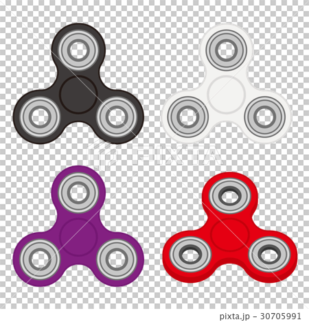ハンドスピナーのイラスト素材