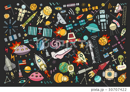 Cartoon vector space Cartoon vector space 30707422