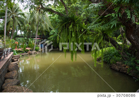 canal in garden canal in garden 30708086