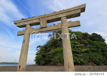小島神社　鳥居　壱岐 30708154