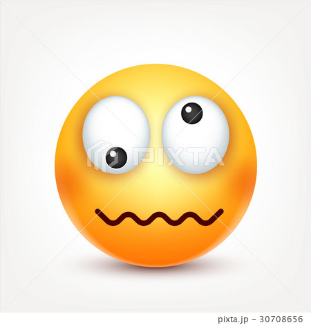 Smiley,crazy emoticon. Yellow face with emotions Smiley,crazy emoticon. Yellow face with emotions 30708656