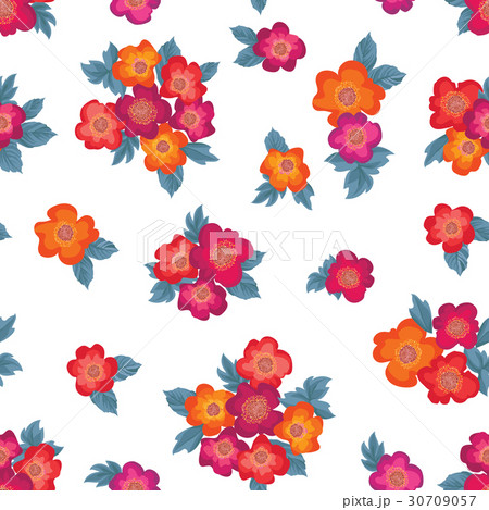 Floral seamless pattern. Flower background Floral seamless pattern. Flower background 30709057
