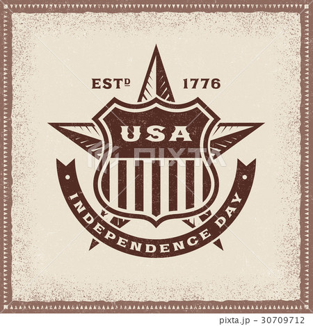 Vintage USA Independence Day Label 30709712