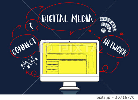 Internet Technology Social Media Concept Internet Technology Social Media Concept 30716770