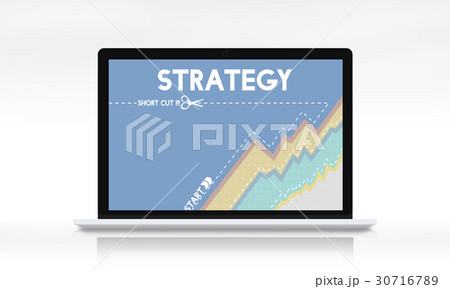 Achievement Strategy Graph Chart Icon 30716789